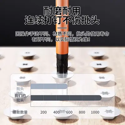 13pcs inner hexagon magnetic torx screwdriver bit set - 4
