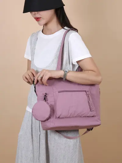 Grenzüberschreitende Großraum-Tote-Tasche, modische Damen-Schultertasche, schlicht elegant, vielseitig kombinierbar, Pendler-Tasche, individuelle Damen-Handtasche
