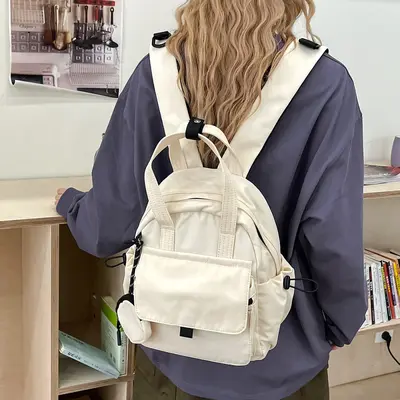Women's Backpack, Minimalist Design, Large and Small Sizes - 9