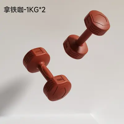 Hantel Damen Fitness Heimtrainer Krafttraining Muskelaufbau Arme Neues Design Gummiert Kleine Hantel Set - 11