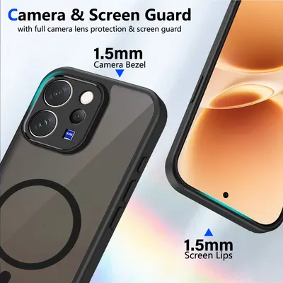 适用vivo V70肤感磨砂磁吸手机壳 V60 LITE防摔 V40 Lite 保护套 - 4