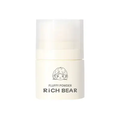 RICH BEAR Пудра для объёма волос с контролем жирности, пудра для пышных волос для корней, склонных к жирности, пудра для объёма челки, поглощающая жир сухой шампунь-пудра для женщин - 6