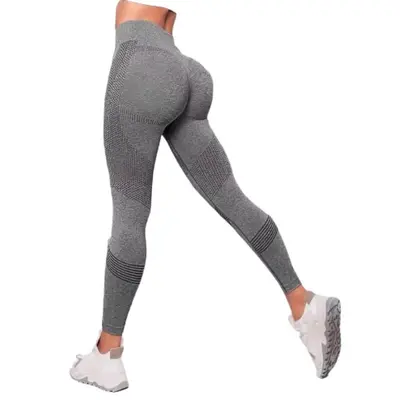 Seamless Butt-Lifting Yoga Pants, High Waist, Tummy Control, Women - 6