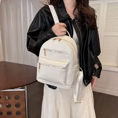 Women's Lightweight Backpack, Retro Commuter Travel Backpack - 5