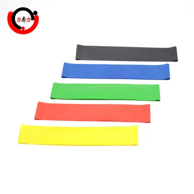 Lateks halka gergi bandı lateks halka fitness bandı gergi yoga direnç bandı kalça ince halka spor elastik halka - 7
