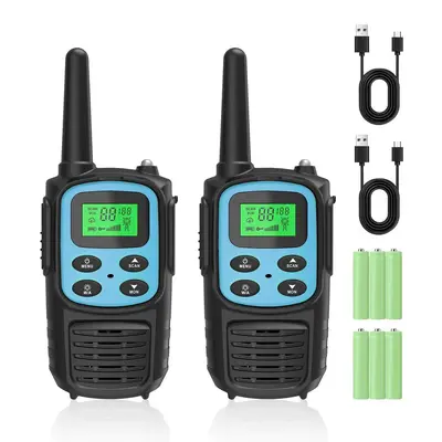 Long-Range Low-Power Handheld Wireless FRS Children's Walkie-Talkie Intercom