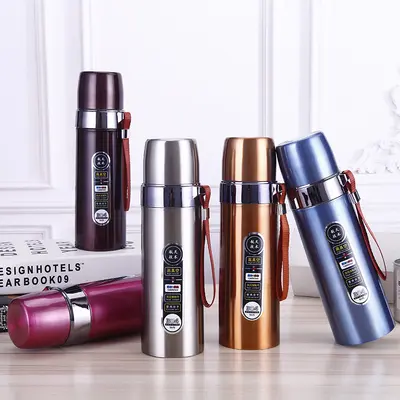 304 Stainless Steel Vacuum Thermos Mug, Engravable Logo Gift