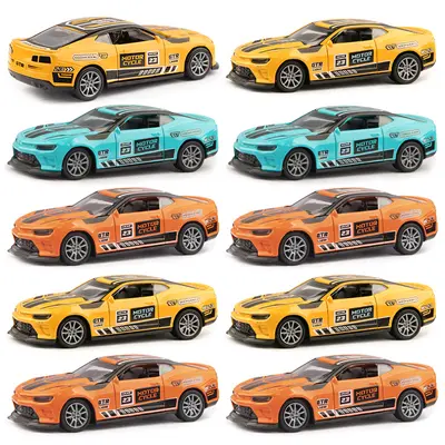 Alloy Pull-Back Toy Car, Realistic Sports Car Model for Boys - 7