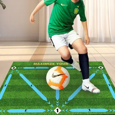 Diatomite Anti-Slip Football Training Mat, Soundproof - 4