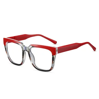 87296 Anti-Blue Light Square TR90 Eyeglass Frame
