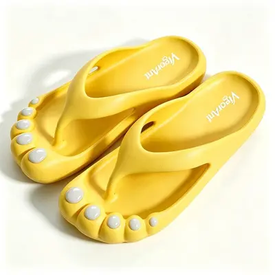 EVA Beach Slippers, Anti-Collision Toe, Quick-Dry Breathable, Five-Toe Design - 12