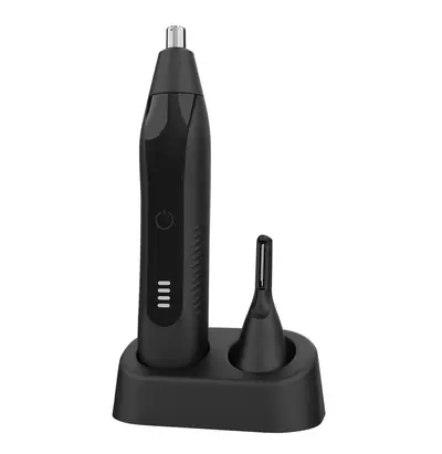 2-in-1 Men's Shaver with Eyebrow and Nose Hair Trimmer, Rechargeable - 7