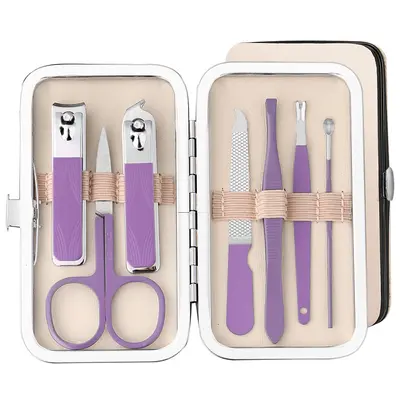 Personalisiertes 7-18-teiliges Pflegeset, Nagelschere, Beautyset, Nagelschere, vollständiges Nagelschereset, Maniküre-Werkzeugsatz, in Box - 12