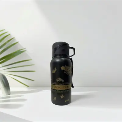 Gardenia Thermal Cup 304 Stainless Steel Large Capacity Women's Water Bottle - 8
