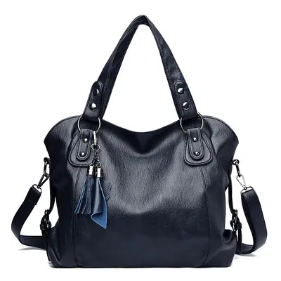Women's Tassel Shoulder Bag, Large Capacity, Autumn Style - 9
