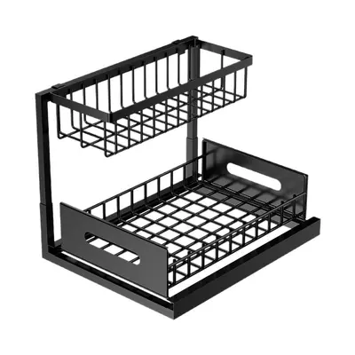 Unterbau-Küchenorganizer mit Schublade und diagonalem Griff, Gewürzregal, Unterbau-Schubladenkorb