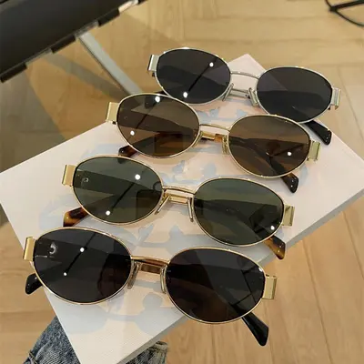 2026 Yeni Model Oval ve Küçük Yuvarlak Moda Güneş Gözlüğü - 4