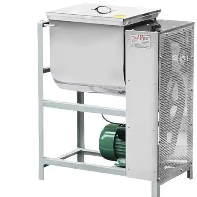 Commercial dough kneading machine, 5-25 kg, stainless steel