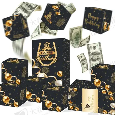 Birthday Surprise Pop-Up Box for 5, 10 or 20 Cards - 9
