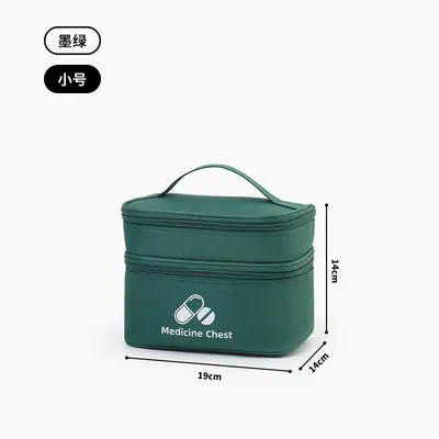 Open First Aid Kit Large Capacity Home Medicine Box Dual Layer Classification Storage Medicine Organizer Travel Portable Medicine Bag - 9