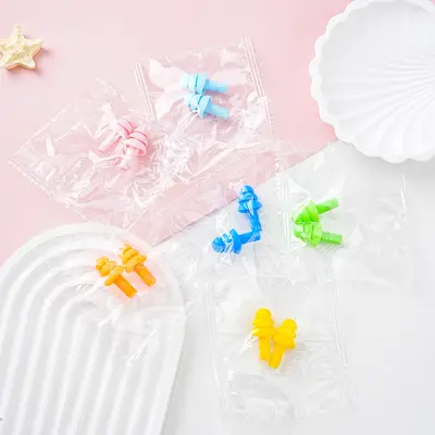 Silicone Swimming Earplugs, Slow Rebound, Sound Insulating