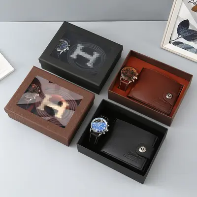 Herrn-Geschenkset mit Geldbörse und Gürtel