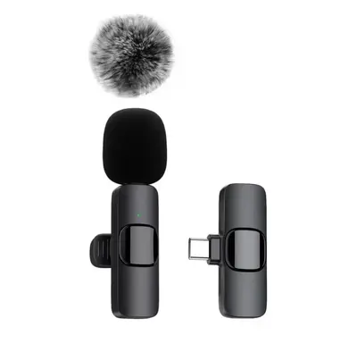 Q8 wireless lavalier microphone with noise reduction for video recording - 12