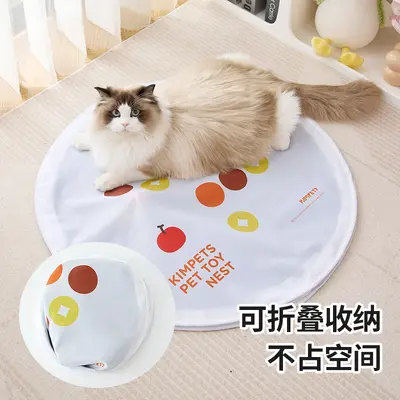 Electric Round Cat Teaser Ball with Hunting Cover, Self-Play Toy - 5