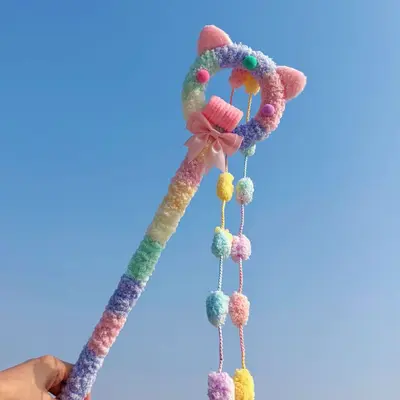 Christmas Fairy Magic Cat Teaser Wand with Bell - 8