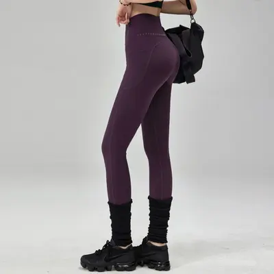 American O-seam yoga leggings, high waist, belly control, butt-lifting - 7