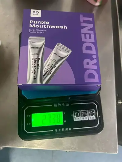 Dr. Dent teeth whitening strips, purple - 8