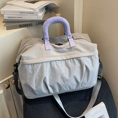 Large Capacity Travel Bag Women Short Trip Business Trip Luggage Bag Men Lightweight Handbag Sports Fitness Bag Maternity Storage Bag - 7