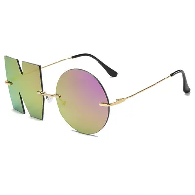 Men's and Women's Polarized Rimless Sunglasses with UV Protection - 7