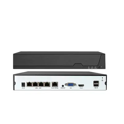 Xiongmai 4 kanallı POE NVR ağ video kaydedici, 8MP - 4