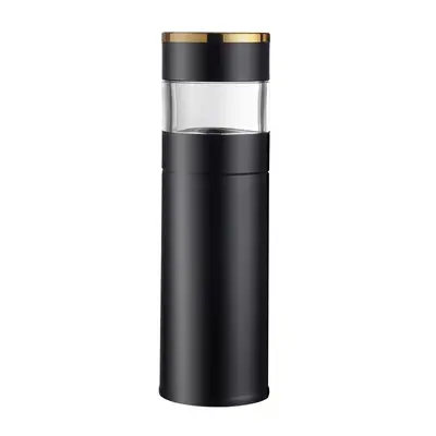 316 Stainless Steel Temperature Display Insulated Cup with Tea Infuser - 6