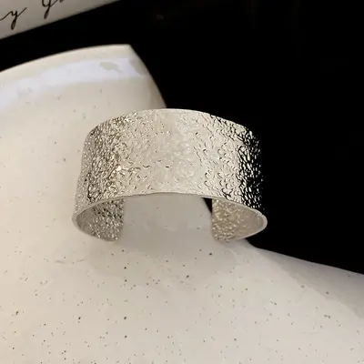 冷淡风简约金属格纹手镯欧美跨境新款手环小众时尚高级感手饰批发 - 12