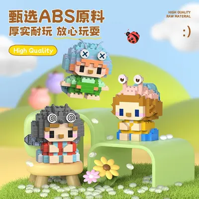 LEGO tuğlaları ile uyumlu Arı Böcek Elf Serisi çizgi film bebeği çocuk Montaj Oyuncak Kız Hediye Toptan