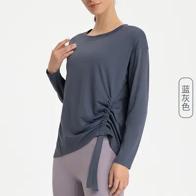 Women's Long-Sleeve Quick-Dry Breathable Yoga Top - 10