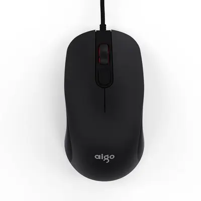 4D Q21 Kabelgebundene USB-Maus, leise, für Büro und Desktop