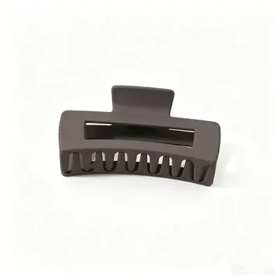 Cross-border large grip matte hair clip women bun clip square hair barrette back of head hair accessory shark clip wholesale - 9