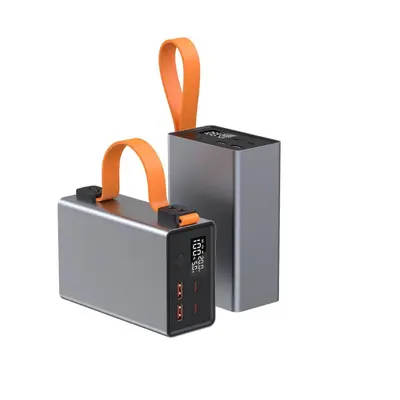Aluminium-Legierung Powerbank 40000mAh mit PD-Schnellladung bidirektional Langlebig Schüler Outdoor Mobile Stromversorgung