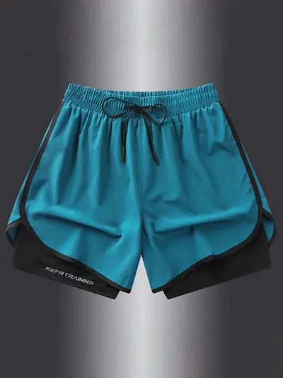 Herren-Sportshorts, Sommer, atmungsaktiv, schnelltrocknend, elastisch
