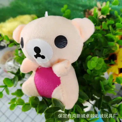 Mini plush toy doll large pendant cute cartoon keychain bag pendant gift manufacturer wholesale