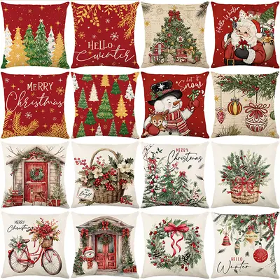 Doldurulmamış, sınır ötesi, lüks Noel yastık kılıfı, polyester başucu minderi, Amazon yeni ürün, kanepe minderi toptan satış