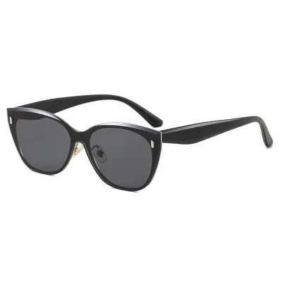 Frameless One-Piece Cat-Eye Sunglasses, Unisex, UV Protection - 6