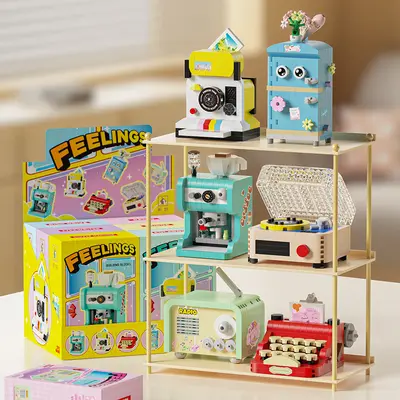 Coffee Camera Radio Small Appliance Building Block Educational Toy - 2