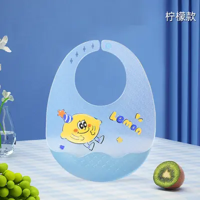 Baby Feeding Bib Waterproof Silicone Pocket Kids Soft Food Supplement Bib Baby Anti-Dirty Feeding Drool Pocket - 7