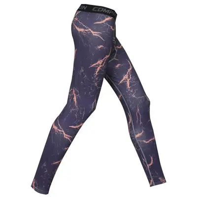 Erkek spor fitness uzun pantolon, hızlı kuruyan dar kesim - 8