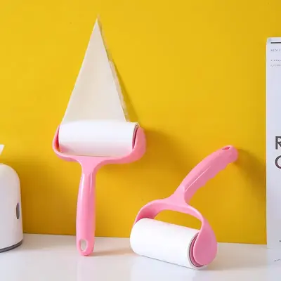 Fusselrolle aus reißbarem Papier zur Entfernung von Staub und Haaren, Fusselburste für Heimgebrauch für Kleidung, Fusselentferner für Textilien.