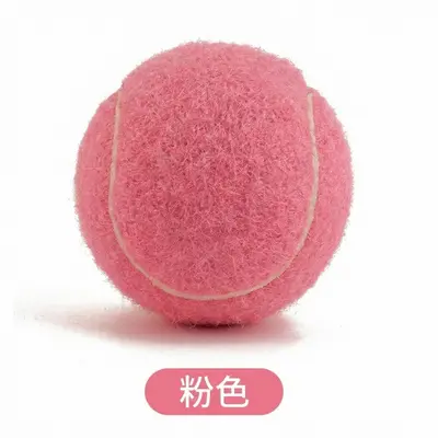 Elastischer Hundetennisball, bissfest, zum Zahnen, mit Quietscher - 13